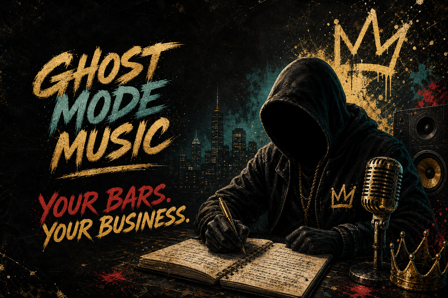 Anonymous Ghost Mode writer at work